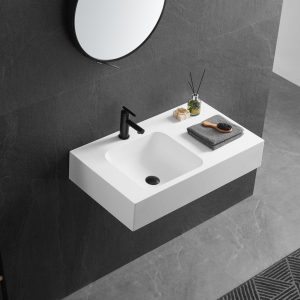 Solid Surface Bathroom Vanity Sink